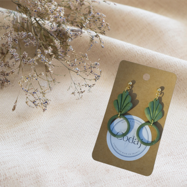 SA2 - Boucles d'oreilles effet délavé