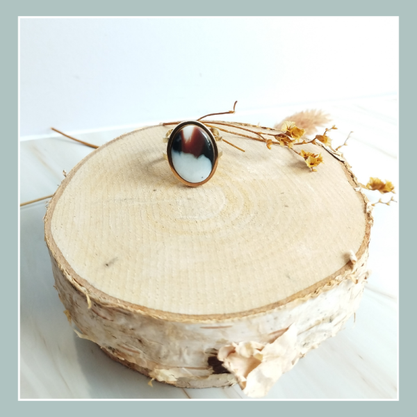 ARG15 - Bague Argile - Ecaille