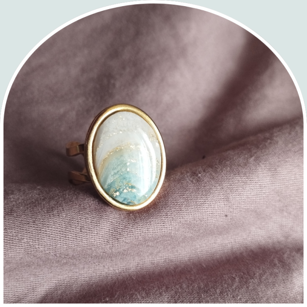 OCEA03 - Bague ovale Océane