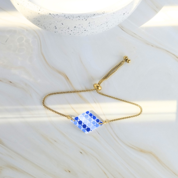 PERL02 - Bracelet Losange PERLE D'ORIENT